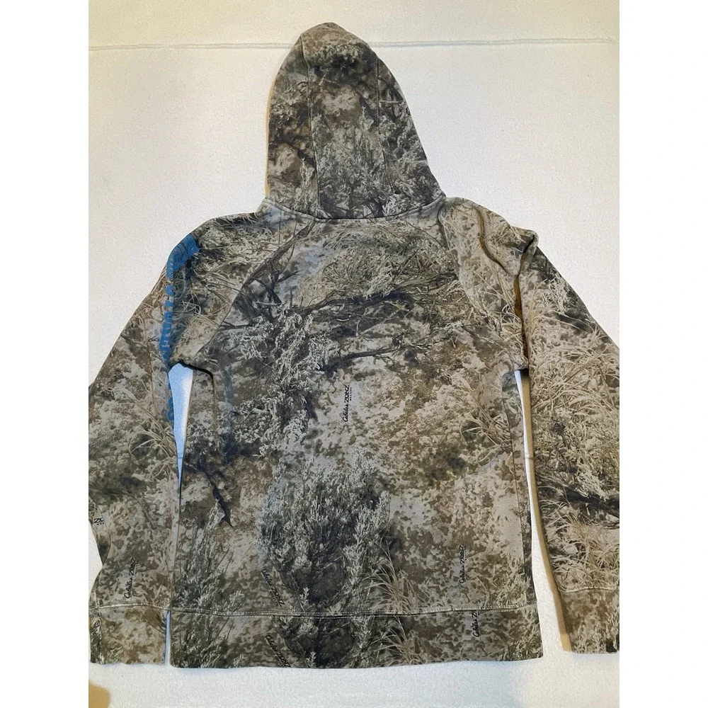 Camo Hoodie‎ Desert Shadow Camouflage Pullover Cabela's Size Small Hunting Y2K